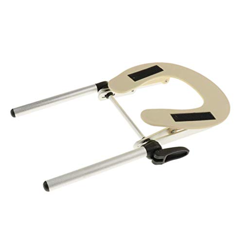 Tubayia - Reposacabezas de aluminio ajustable para camilla de masaje