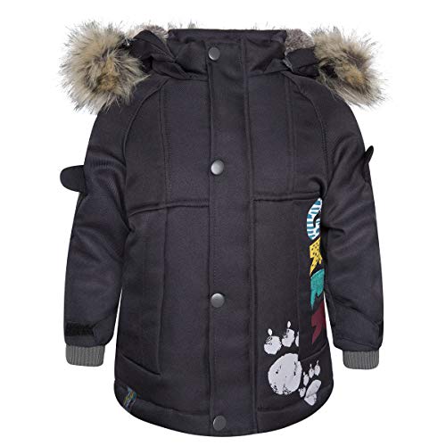 Tuc Tuc Artic Bears Abrigo Parka Pelo con Capucha, Marrón (Marrón 15), 74 (Tamaño del Fabricante:9M) para Niños
