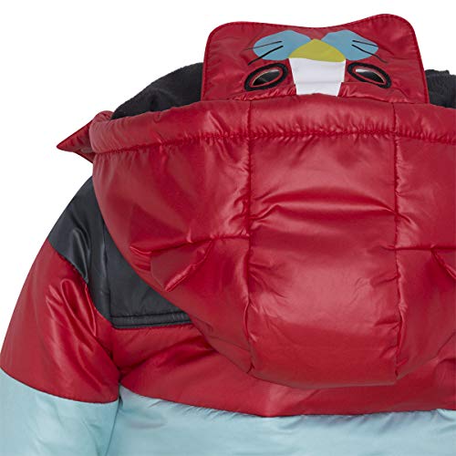 Tuc Tuc Parka Acolchada NIÑO Abrigo, Rojo (Rojo 3), 4 años (Tamaño del Fabricante:4A) para Niños