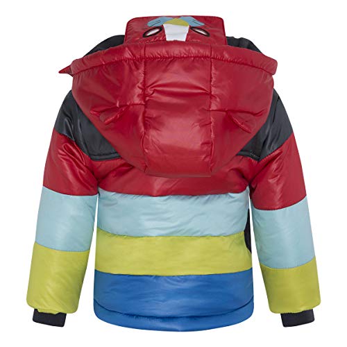 Tuc Tuc Parka Acolchada NIÑO Abrigo, Rojo (Rojo 3), 4 años (Tamaño del Fabricante:4A) para Niños
