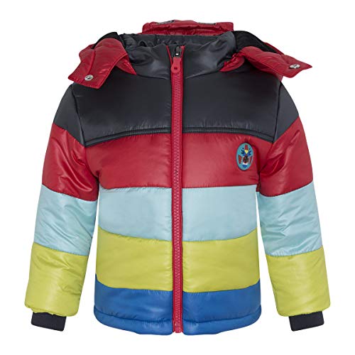 Tuc Tuc Parka Acolchada NIÑO Abrigo, Rojo (Rojo 3), 4 años (Tamaño del Fabricante:4A) para Niños