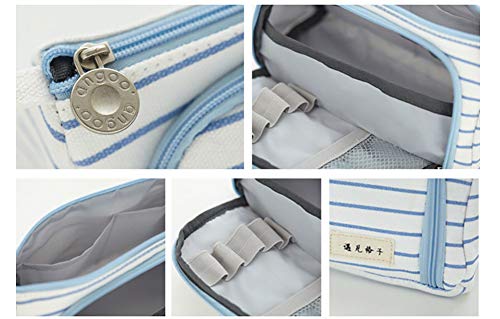 Tukistore Bolsa Estuche para Lápices Gran Capacidad Estuche de lápices Multifuncional Bolso de la Pluma cosmético del Bolso para Estudiantes o Personal de Oficina