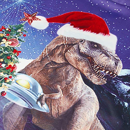 TUONROAD Sudaderas sin Capucha Christmas Unisex Dinosaurio 3D Impreso Ugly Navidad Suéter Jumper Crew Neck Manga Larga Jersey Sweatshirt para Hombres Mujeres - S