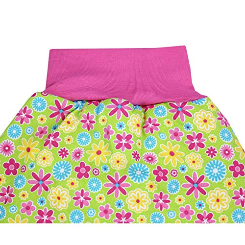 TupTam Saco de Dormir para Bebés con Forro de Invierno, Flores/Verde, 0-6 Meses