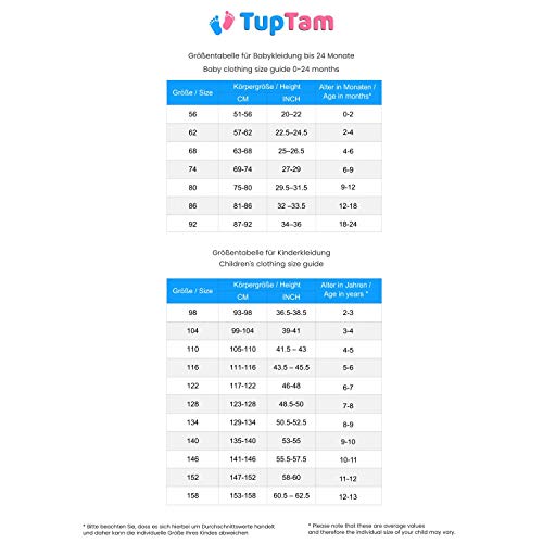 TupTam Sujetador para Niña Top Tirantes Estrechos Pack de 3, Blanco, 128-134