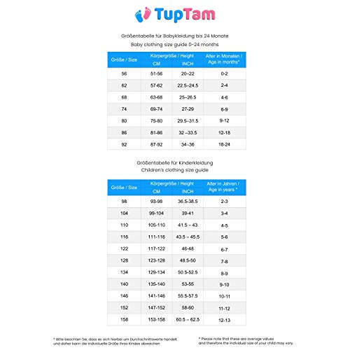 TupTam Sujetador para Niña Top Tirantes Estrechos Pack de 3, Blanco, 128-134
