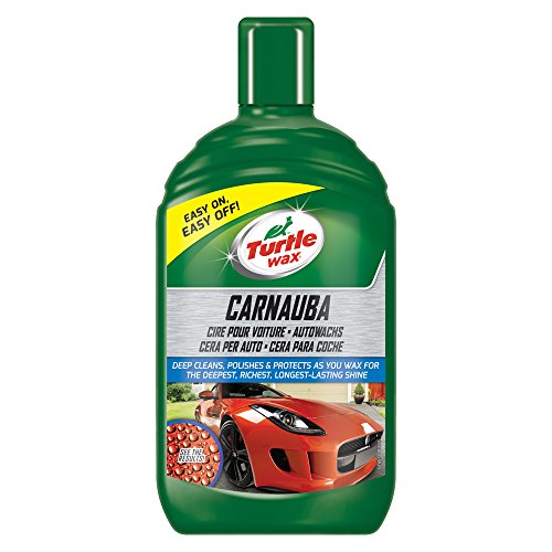 Turtle Wax FG7814 Cera en Pasta de Carnauba para Coche, 500 ml Limpia profundamente, Protege y da Brillo Durante más Tiempo, Verde, 500ml