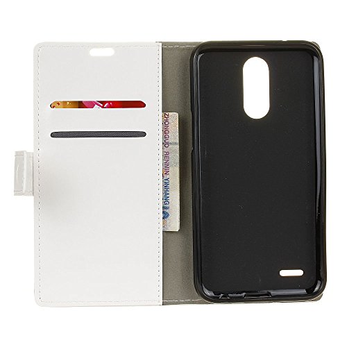 TVVT Funda LG K11 2018 Cuero PU Libro con Interna TPU Silicona Case Cubierta Suave Impresión Animal Cierre Magnético Función de Soporte Incorporado Carcasa - Flor de Mariposa