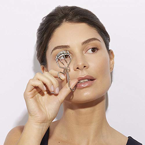 Tweezerman 1034-R - Rizador de pestañas classic con almohadillas de silicona, contiene 3 recambios, Plateado