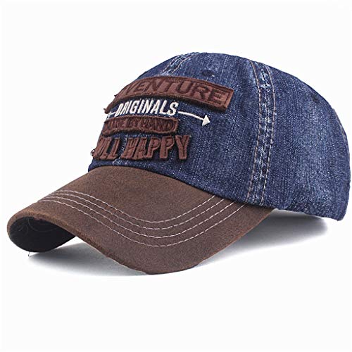 TWIFER Gorra de béisbol Unisex/Clásico Deportivo Verano Gorras de Camionero de Letra Impresa Liso Sombrero para el Sol Transpirable Suave para Hombre Mujer Outdoor Hip Hop Ajustable Talla única