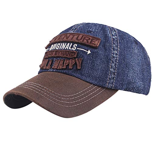 TWIFER Gorra de béisbol Unisex/Clásico Deportivo Verano Gorras de Camionero de Letra Impresa Liso Sombrero para el Sol Transpirable Suave para Hombre Mujer Outdoor Hip Hop Ajustable Talla única
