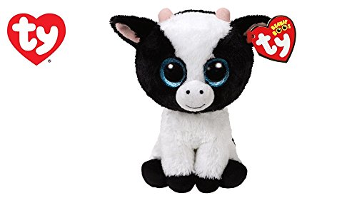TY- Vaca Beanie Boos Butter-Vaquita 15cm (36841TY), 3 a&ntildeos (United Labels Ibérica , color/modelo surtido