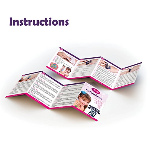 Tytoo Kit de Tatuaje de Purpurina para Chicas con 15 Plantillas, Uso Seguro, duración de 8-18 días