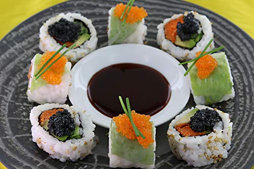 Tzar Caviar - VEGAN perlas de algas gourmet - vidrio 105 gramos negro