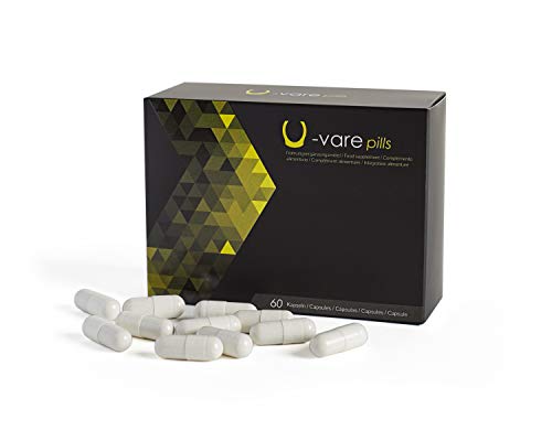 U-Vare Veins Varicose Veins - Remedios naturales - Suplemento para la prevención y tratamiento de las varices x 60 pastillas