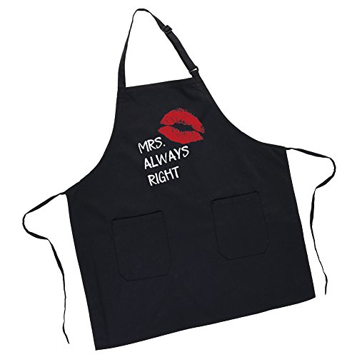 Uarter 2 Piezas Delantal para Parejas, Con 2 bolsillos para aniversario de bodas