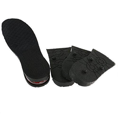 UEETEK Plantillas de aumento Plantillas Altura 1 par de Camel Unisex 8 CM cuatro capas plantilla aumento Invisible ascensor plantilla zapato Pad