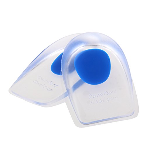 UEETEK Plantillas Elevadoras de Silicona (Azul)