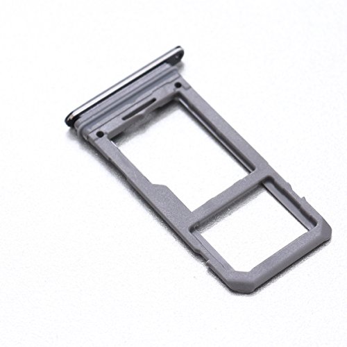 UKCOCO Bandeja de la Tarjeta SIM y Ranura para la Tarjeta SD Soporte de la Ranura Accesorios de Repuesto para celulares Samsung Galaxy S8 / S8 Plus Piezas de Repuesto (Negro)