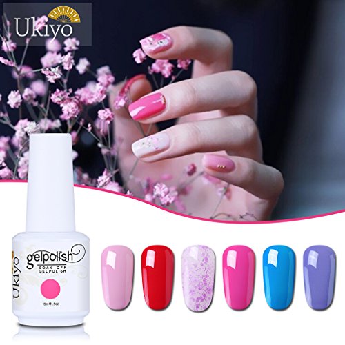 Ukiyo - Gel de esmalte para uñas UV LED de colores, serie High Gloss,12 unidades 12 PCS-11 …