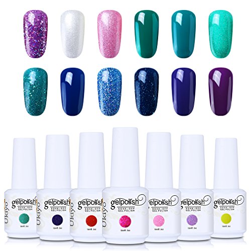 Ukiyo - Gel de esmalte para uñas UV LED de colores, serie High Gloss,12 unidades 12 PCS-11 …