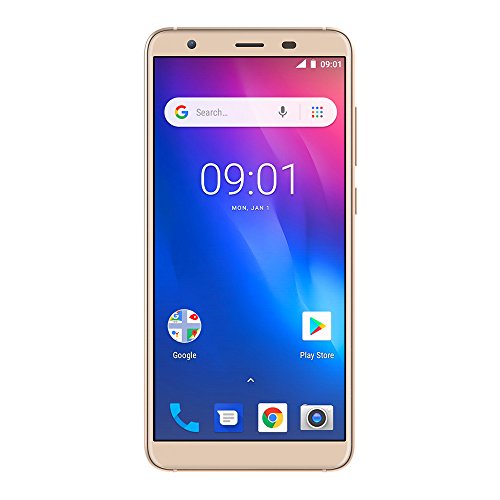 Ulefone S1 Teléfono móvil Teléfono Inteligente de 5.5 Pulgadas Cámaras de 8MP + 5MP + 5MP Almacenamiento de 8GB Android 8.1 Celular con Doble SIM - Gold