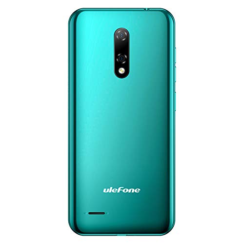 Ulefone Teléfono Móvil 2020, Note 8P Android 10 Smartphone Libre 16GB ROM (128GB SD), Pantalla 5.5" Water-Drop Screen Movil, 8MP 5MP, 2700mAh Batería, 3-Card Slot, GPS/WiFi/Hotspot-[Europea,Verde]