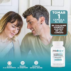 Ultrabiotic Probióticos 25 mil millones ufc. 8 Cepas Bacterianas: Lactobacillus, Lactococcus, Bifidobacterium. Sistema inmune y Digestiones. 60 Cápsulas - 2 meses.