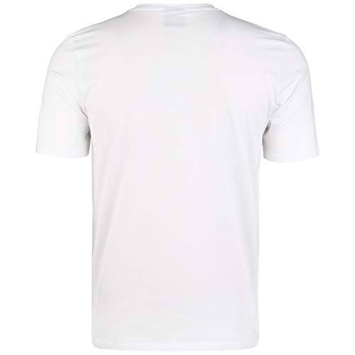 Umbro Fw Small Logo Cotton tee Camiseta, Blanco (Brilliant White 13v), Large (Tamaño del Fabricante:L) para Hombre