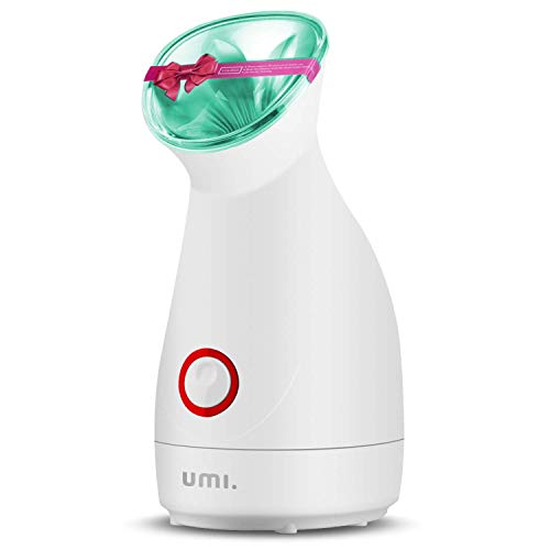 UMI by Amazon Sauna Facial Vaporizador Facial Profesional Sauna Spa de vapor nanoiónico para limpieza profunda del cutis que ayuda a abrir los poros, a eliminar los puntos negros, verde