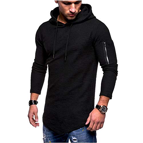 UMore Hombres Sudaderas con Capucha Outwear Tapas Men's Casual Hooded Sweatshirts Outwear Tops