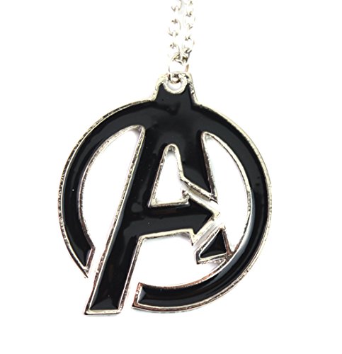 Un collar colgante de Marvel – Los Vengadores Logo – super hero Cosplay collar – Marca una – Caja de regalo