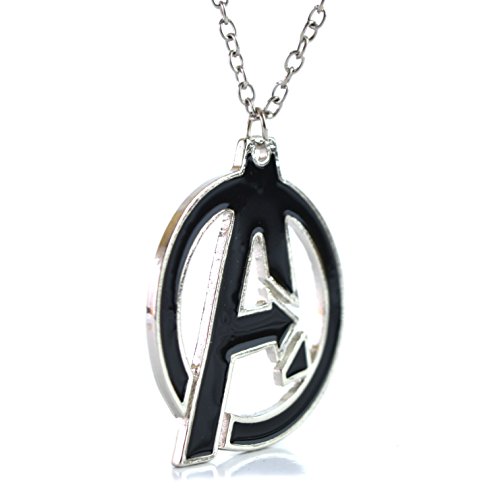 Un collar colgante de Marvel – Los Vengadores Logo – super hero Cosplay collar – Marca una – Caja de regalo