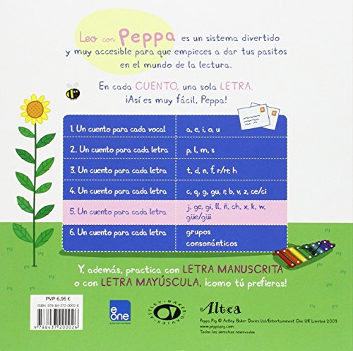 Un cuento para cada letra: j, ge, gi, ll, ñ, ch, x, k, w, güe-güi (Leo con Peppa Pig 5)