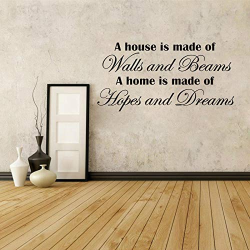 Una casa está hecha de paredes y vigas. 86CM*43.4CM