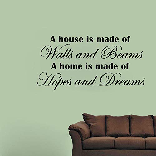 Una casa está hecha de paredes y vigas. 86CM*43.4CM