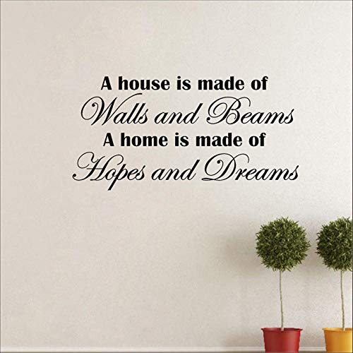 Una casa está hecha de paredes y vigas. 86CM*43.4CM