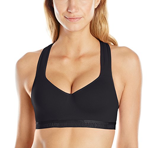 Under Armour Armour High Sujetador Deportivo, Mujer, Negro, 38D