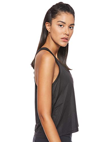 Under Armour Armour Sport Mesh Swing Tank, Tanque Mujer, Negro (Black/Metallic Silver 001), S