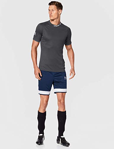 Under Armour Challenger III Training Top Transpirable para Hacer Deporte, Camiseta para Hombre, Negro, LG