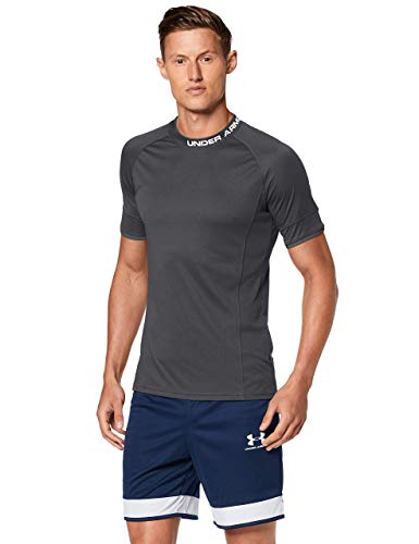 Under Armour Challenger III Training Top Transpirable para Hacer Deporte, Camiseta para Hombre, Negro, LG