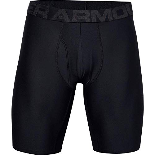 Under Armour Tech 23 cm B Ropa Interior Elástica, 2 Unidades, Hombre, Negro (Black 001), L