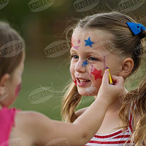 UNEEDE Pintura Facial, 16 Colores Pinturas Cara para Niños Face Body Paint Crayons Seguros y No Tóxicos Maquillaje Carnival Set para Halloween, Birthday, Navidad, Cosplay,Fiestastura