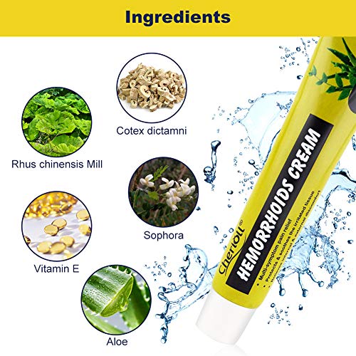 Ungüento para hemorroides, Crema Para Hemorroides Crema, Ungüento para hemorroides Ungüento Natural a Base de Plantas Crema para hemorroides Potente