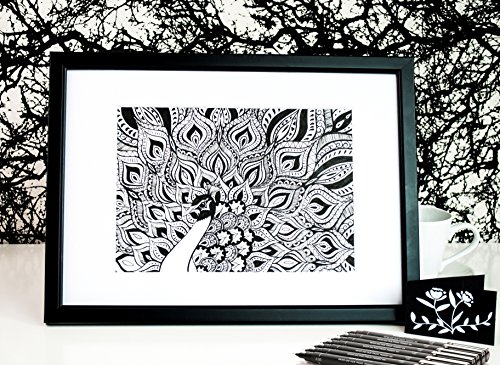 uni 153486623 Bolígrafo de dibujo PIN 5 unidades. Bolígrafo negro en paquete de 5 unidades con punta de distintos tamaños