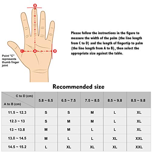 Unigear Guantes para Moto Pantalla Táctil Guantes Tácticos Militares Dedo Completo Antideslizante CE Verificada Universal para Motocicleta Bicicleta Bici Ciclismo Deportivos MTB ATV