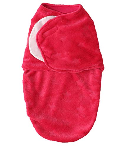 Unisex Recién Nacido Swaddle Wrap Manta Color Sólido Rose