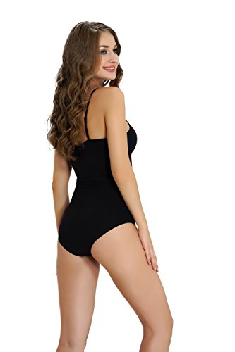UnsichtBra Body de Mujer Moldeador (sw_0800) (M (40-46), Negro)