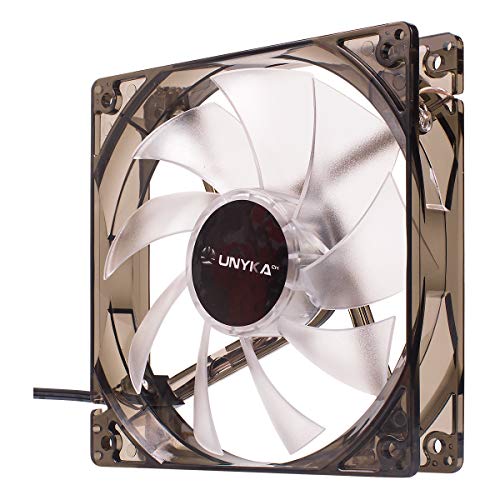UNYKAch 51793 Carcasa del Ordenador Ventilador - Ventilador de PC (Carcasa del Ordenador, Ventilador, 12 cm, 1200 RPM, 19 dB, Blanco)
