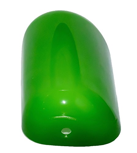 upgradelights lámpara de sobremesa de cristal de repuesto Banqueros lámpara de techo, verde
